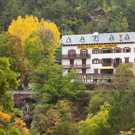 Hostal Les Fonts Castellar De N'Hug Eksteriør billede